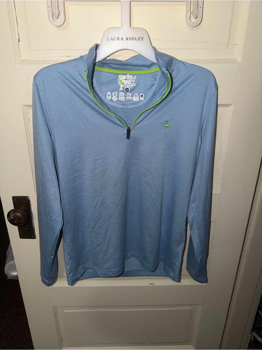 Blue golf polo shirt, size S